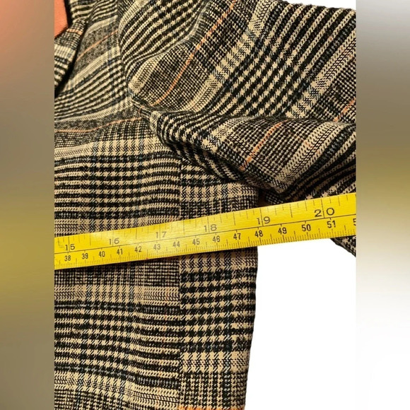 Rebecca Taylor Boucle Plaid Cotton Wool Blend Double breasted Blazer/Jac… - Picture 8 of 9